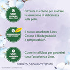 🌿 Lines Cotone Giorno con Ali – Protezione Naturale, Comfort Assoluto!