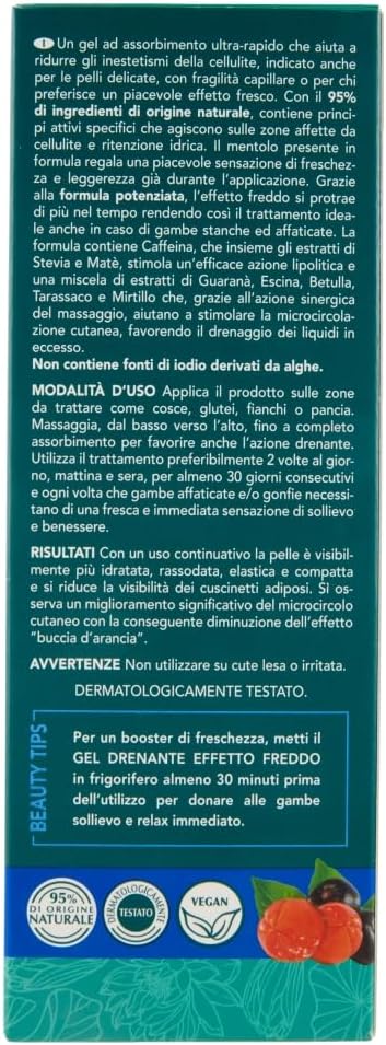 🌿 GEOMAR GEL DRENANTE EFFETTO FREDDO – 200 ml
