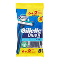 Gillette Blue II Plus – 8 Rasoi Usa e Getta (6+2 GRATIS)