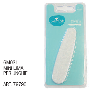 💅 Mini Lima per Unghie VANTAGE GM031 – Piccola, Pratica, Sempre con Te