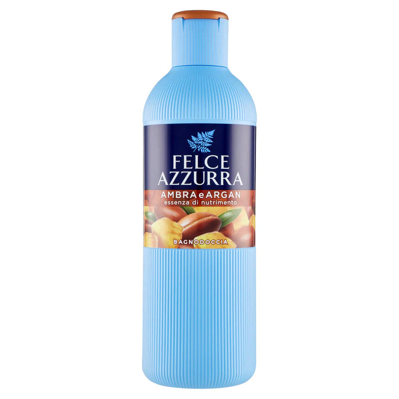 🌿✨ FELCE AZZURRA BAGNO DOCCIA AMBRA E ARGAN – ESSENZA DI NUTRIMENTO E BENESSERE ✨🌿