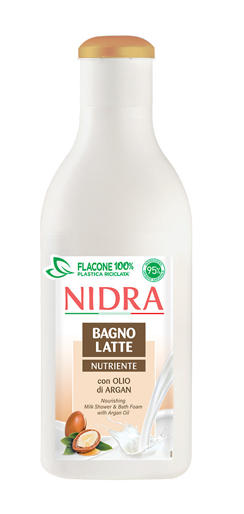 NIDRA Bagno Latte Nutriente con Olio di Argan – 750 ml