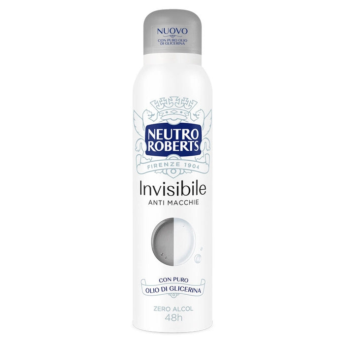 🕊️ Neutro Roberts Invisible – Deo Spray Anti Macchie 150ml