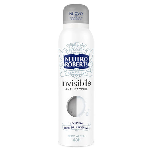 🕊️ Neutro Roberts Invisible – Deo Spray Anti Macchie 150ml