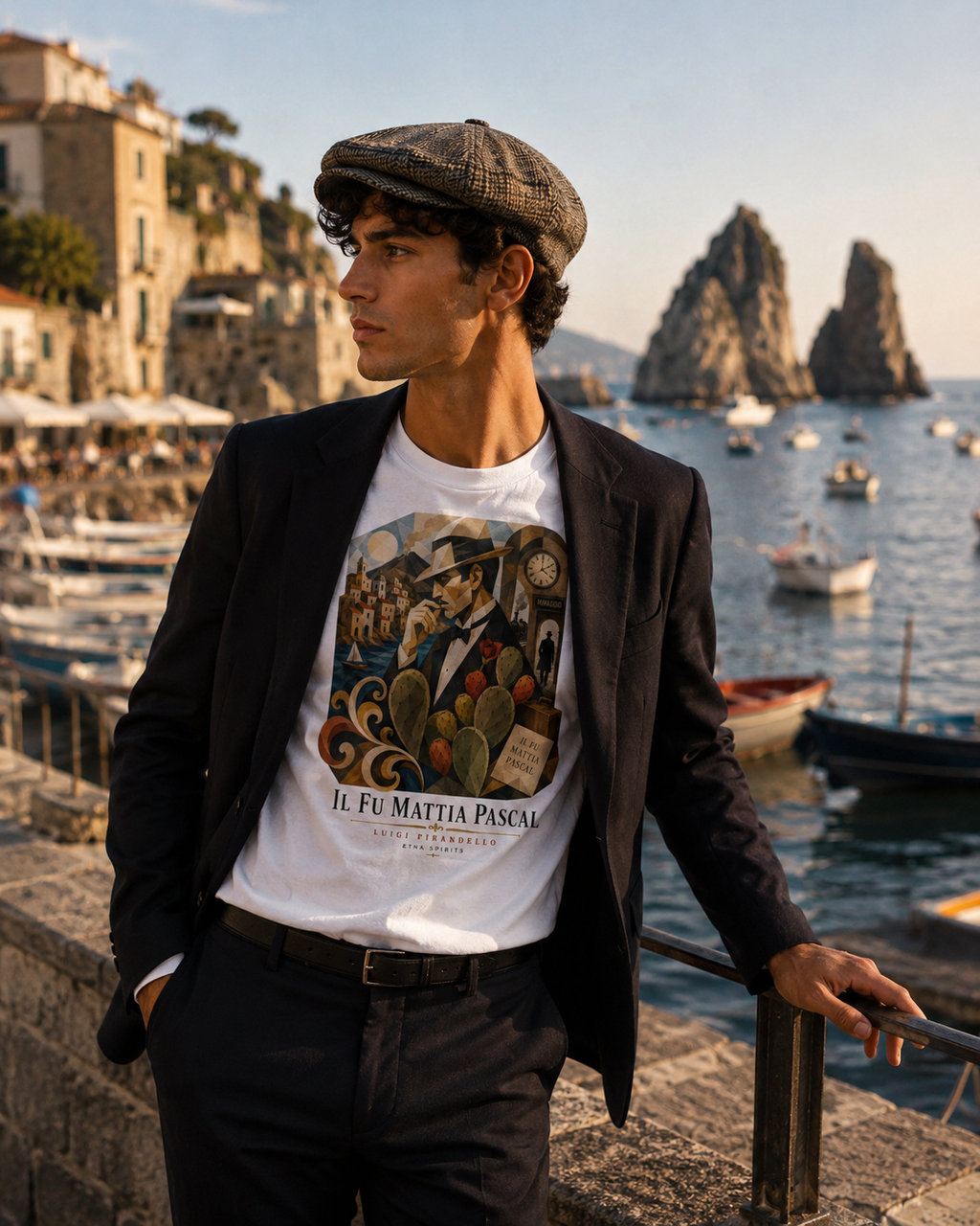 Il fu Mattia Pascal – T-shirt unisex Etna Spirits