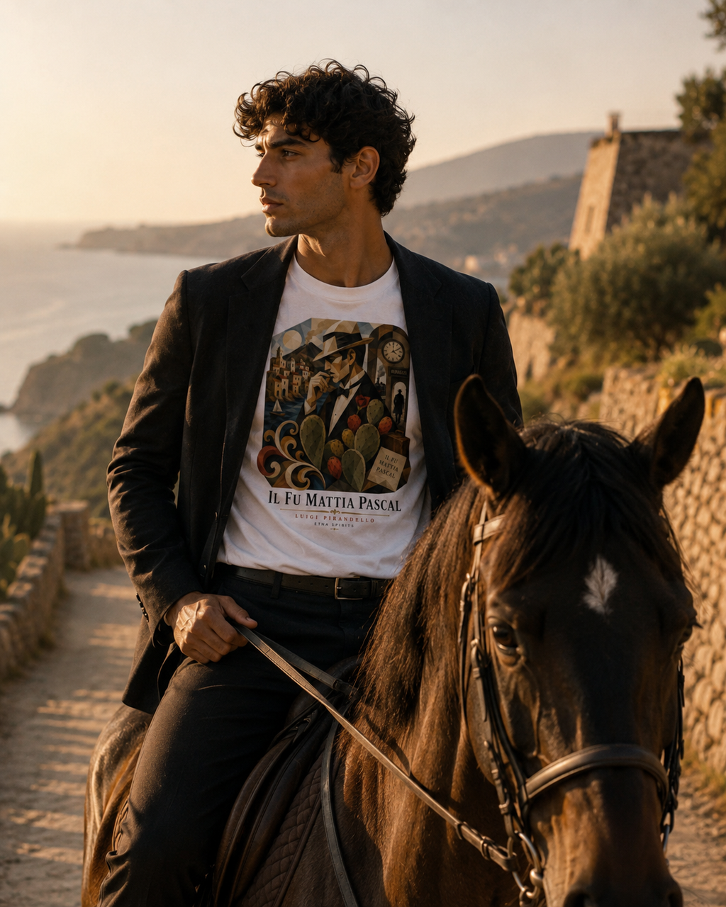 Il fu Mattia Pascal – T-shirt unisex Etna Spirits