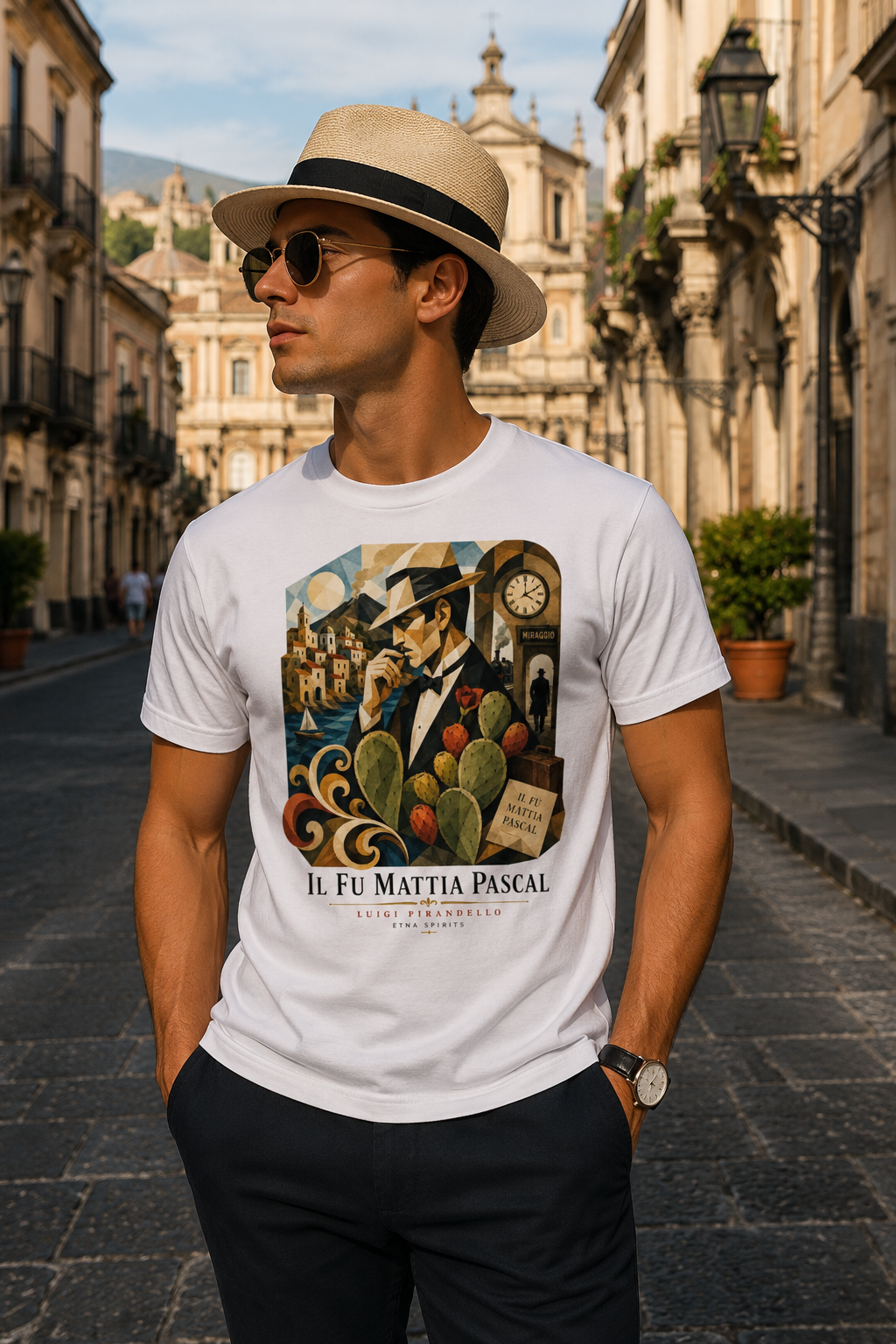 Il fu Mattia Pascal – T-shirt unisex Etna Spirits
