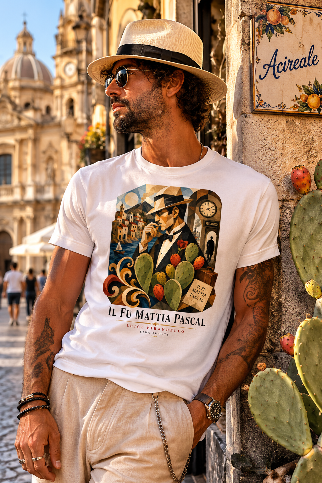 Il fu Mattia Pascal – T-shirt unisex Etna Spirits