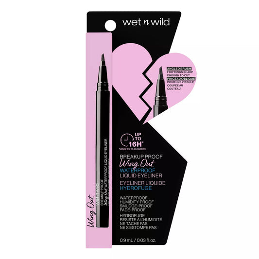 🖌️ Wet n Wild Breakup Proof Wing Out – Eyeliner Waterproof con Punta Obliqua (0.9 ml)