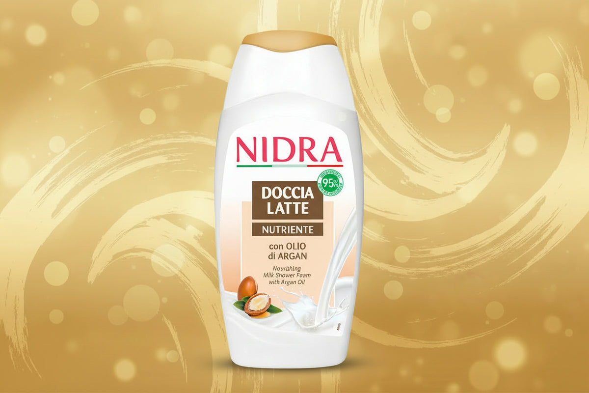 NIDRA Doccia Latte Nutriente con Olio di Argan – 250 ml
