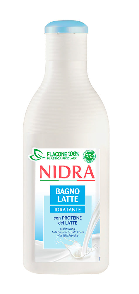 NIDRA Bagno Latte Idratante con Proteine del Latte – 750 ml