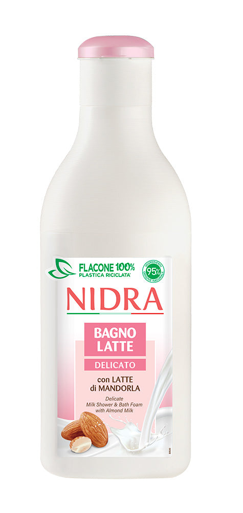NIDRA Bagno Latte Delicato con Latte di Mandorla – 750 ml