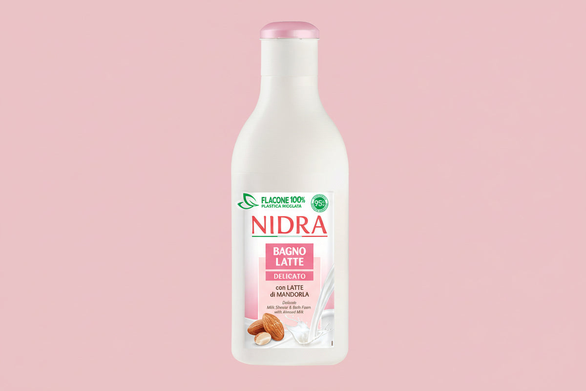 NIDRA Bagno Latte Delicato con Latte di Mandorla – 750 ml