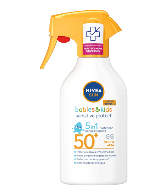 NIVEA SUN Babies & Kids Sensitive Protect Spray SPF 50+ – 270 ml
