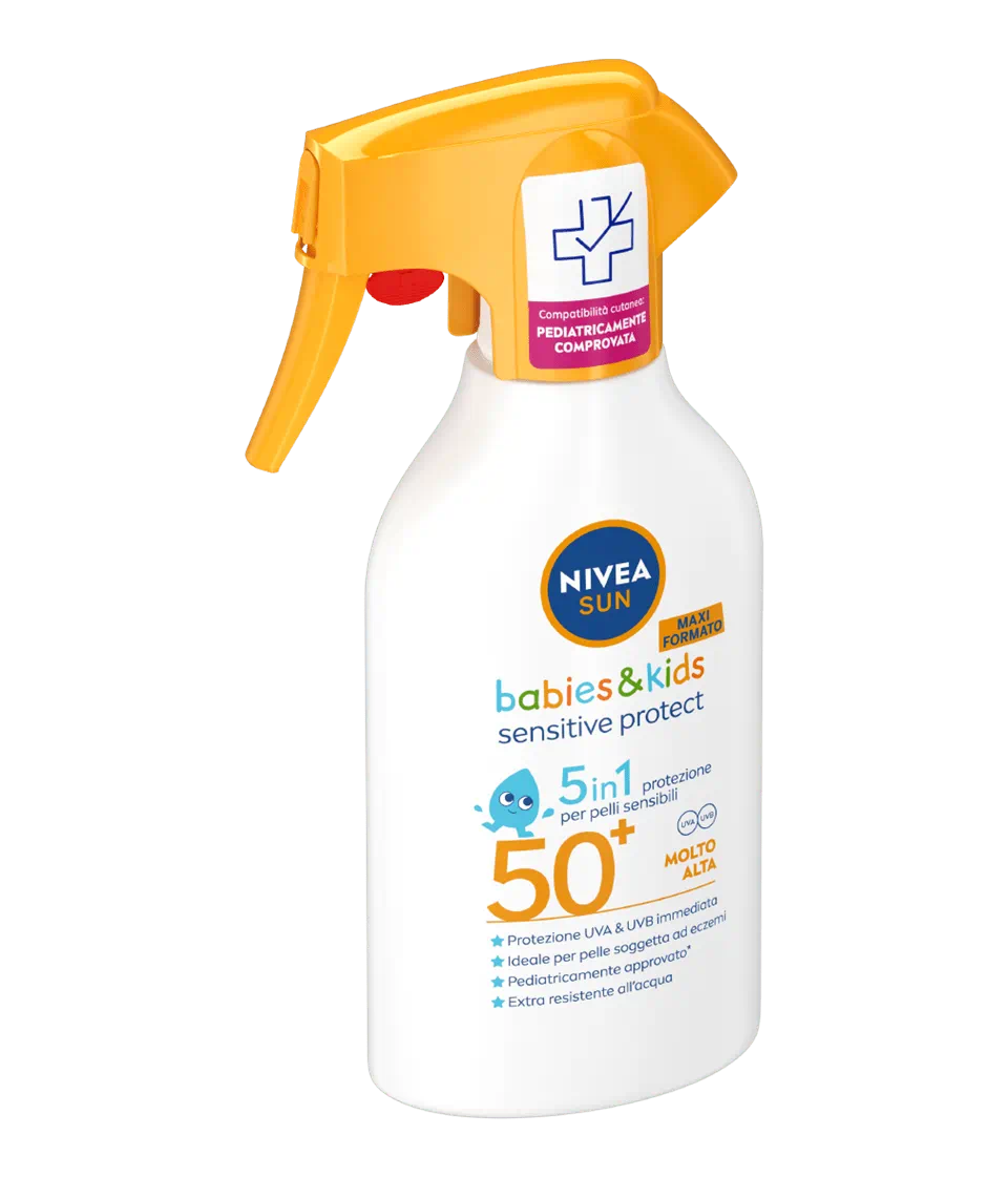 NIVEA SUN Babies & Kids Sensitive Protect Spray SPF 50+ – 270 ml