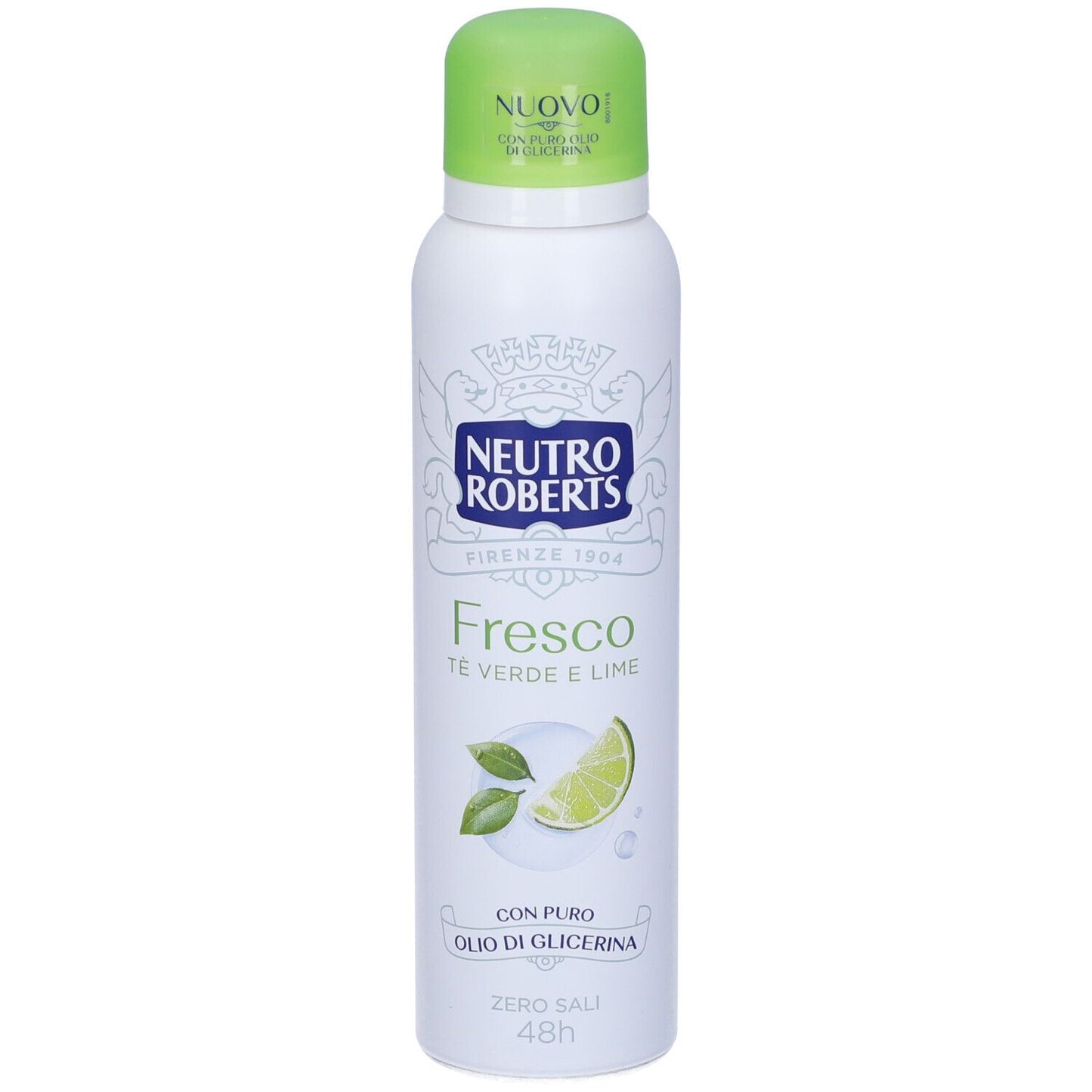🍃 Neutro Roberts Fresco Tè Verde e Lime – 150ml