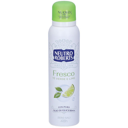 🍃 Neutro Roberts Fresco Tè Verde e Lime – 150ml
