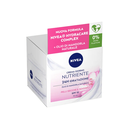 NIVEA Crema Giorno Nutriente 24H Idratazione 🌸
