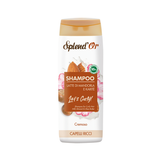 Splend'Or Let's Curly! – Shampoo Latte di Mandorla e Karité