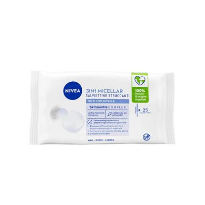 ✨ NIVEA 3IN1 MICELLAR - SALVIETTINE STRUCCANTI ✨