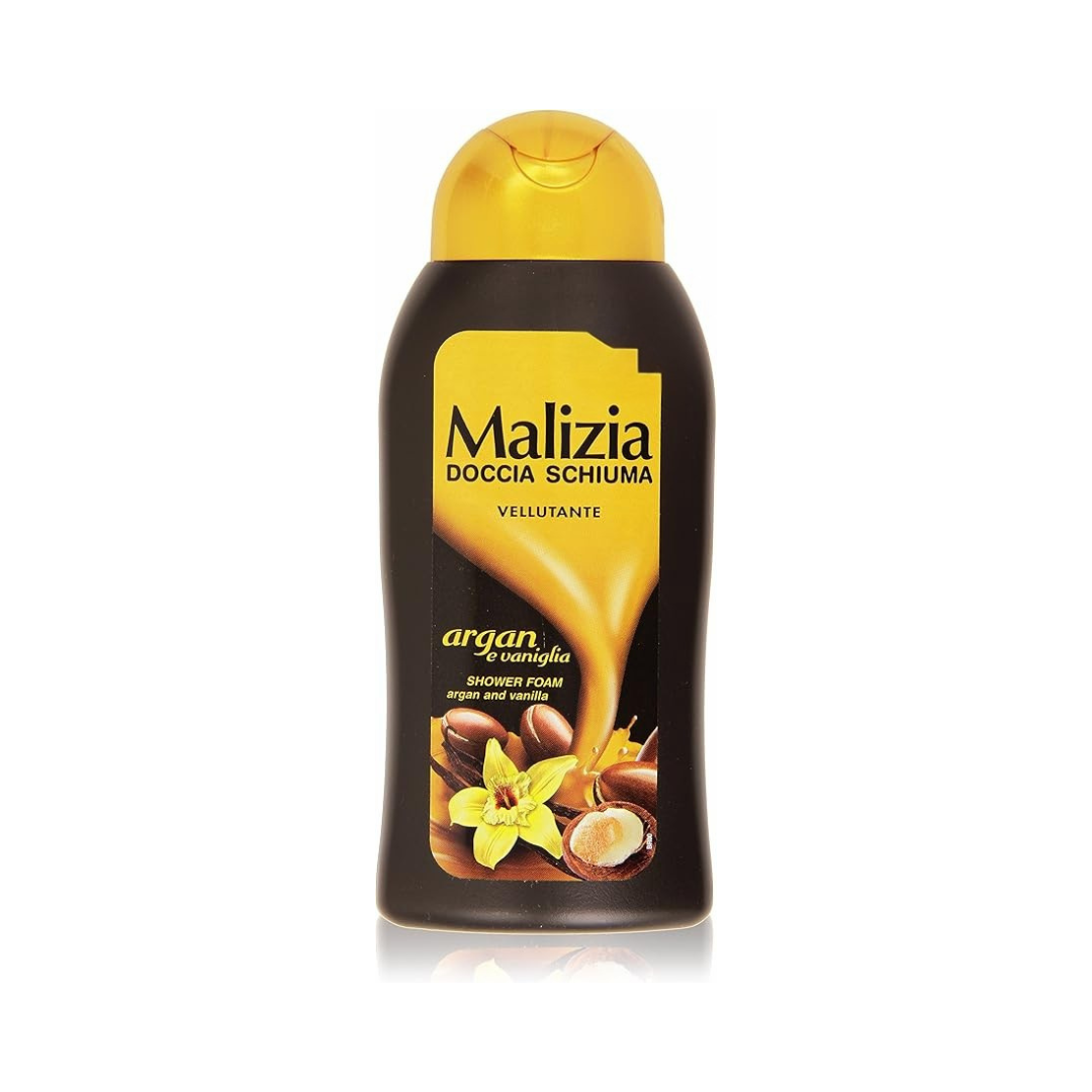 Malizia Doccia Schiuma Argan e Vaniglia – Vellutante