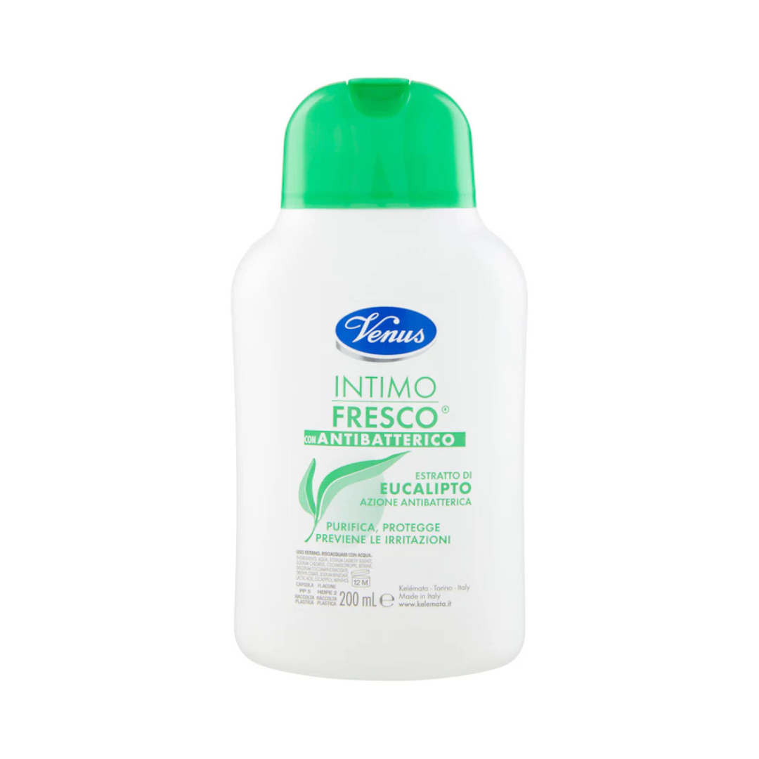 🍃 Venus Detergente Intimo Fresco – Antibatterico con Estratto di Eucalipto (200 ml) 🍃