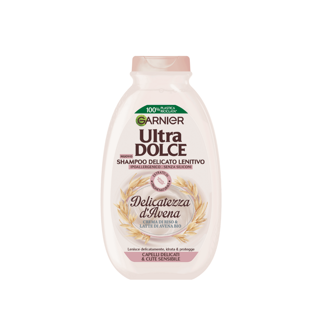 🌾 Garnier Ultra Dolce Shampoo Delicato Lenitivo - Delicatezza d'Avena -300ml