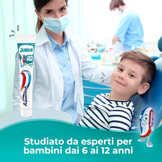 Aquafresh Junior 6-12 Anni – Dentifricio per Bambini (75ml)