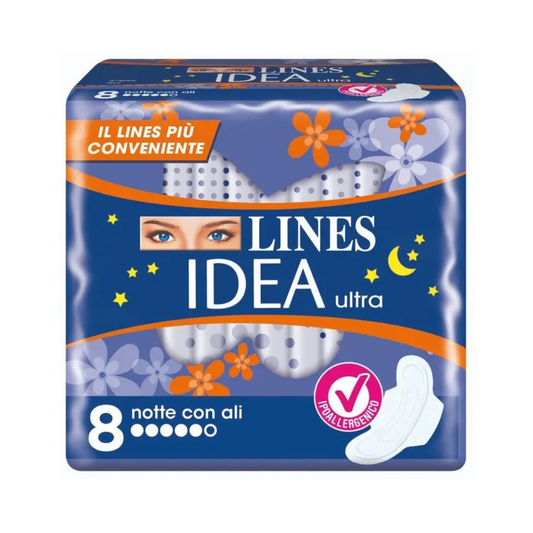 LINES IDEA Ultra Notte con Ali – Protezione e Comfort per le Tue Notti 🌙✨
