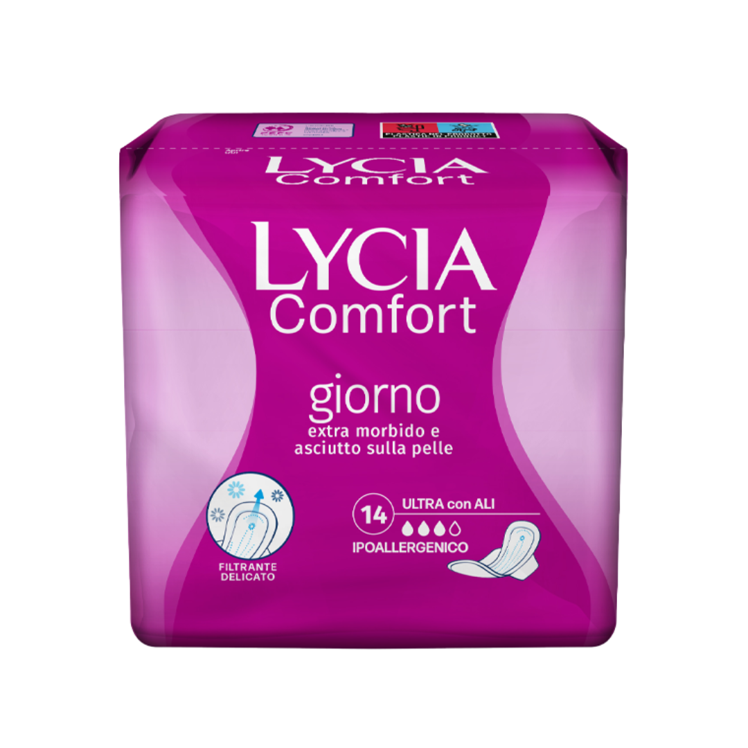 🌸 Lycia Comfort Giorno – Protezione e Comfort per Tutto il Giorno! ☀️