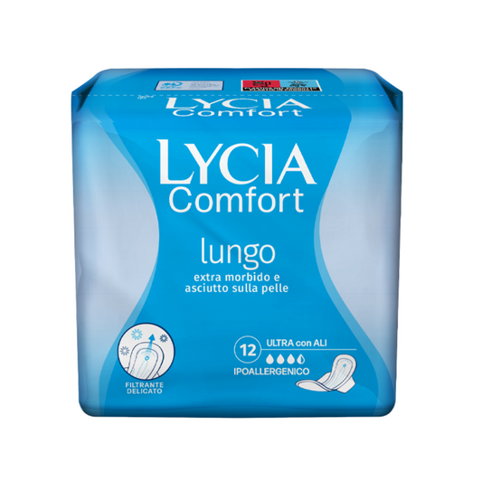 💙 Lycia Comfort Lungo – Protezione Prolungata, Comfort Assoluto! 🌙