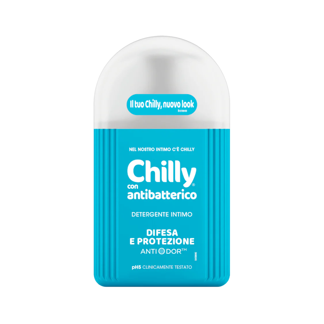 Chilly con Antibatterico - Detergente Intimo Difesa e Protezione 🔵🛡️
