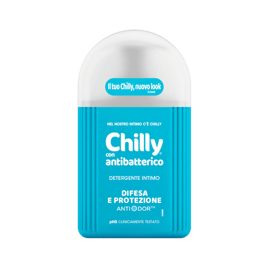 Chilly con Antibatterico - Detergente Intimo Difesa e Protezione 🔵🛡️