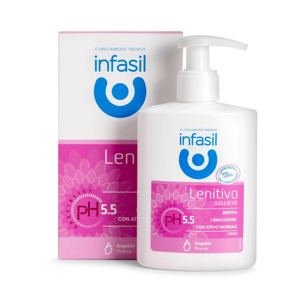 Infasil Detergente Intimo Lenitivo pH 5.5 – Sollievo e Idratazione 🌿✨