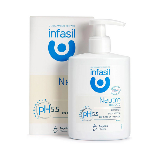 Infasil Detergente Intimo Neutro pH 5.5 – Delicato e Protettivo per Tutta la Famiglia 🌿💙