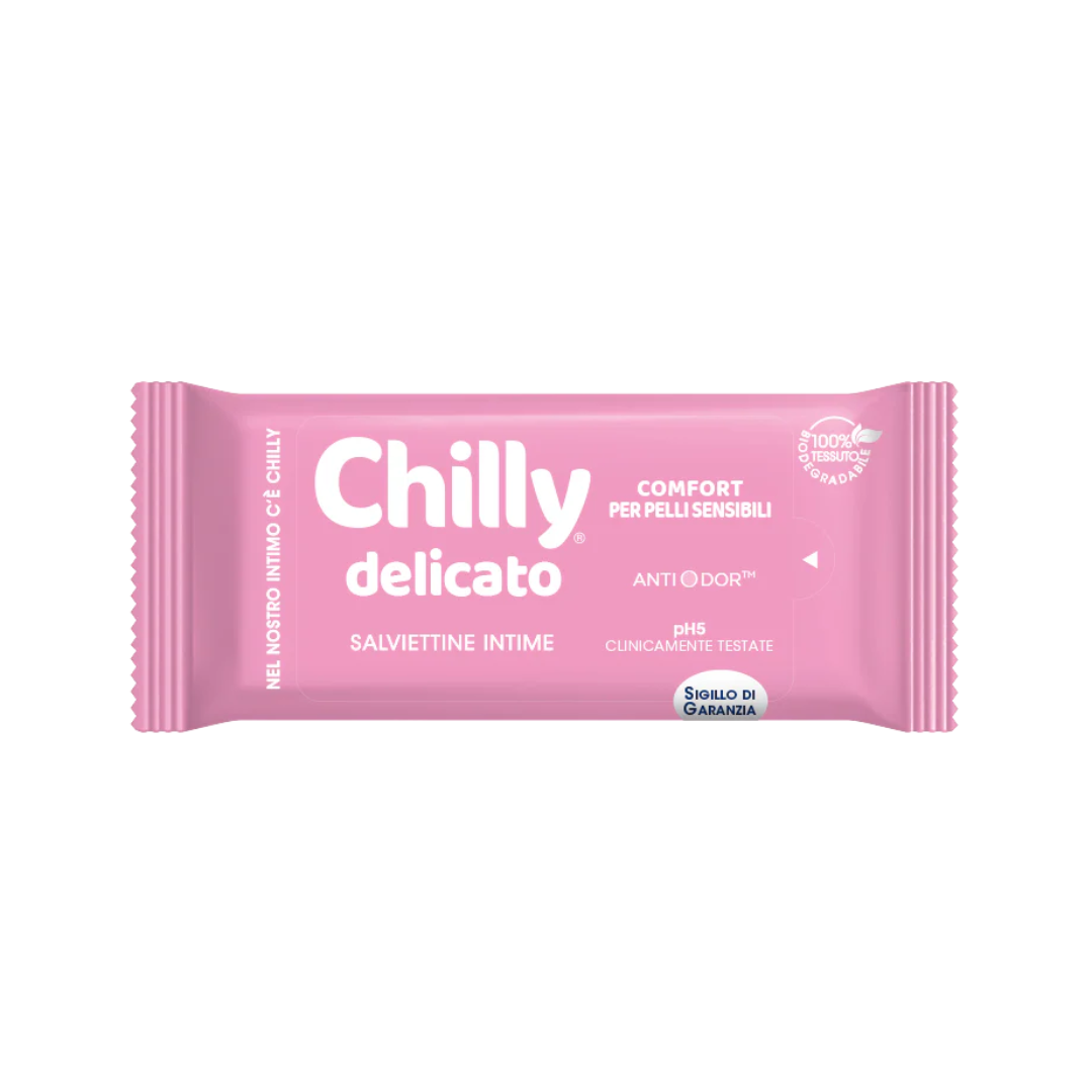 Chilly Delicato - Salviettine Intime per Pelli Sensibili 🌸✨