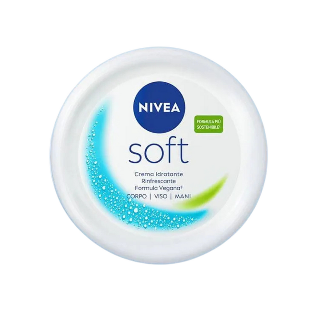 NIVEA Soft Crema Idratante Rinfrescante – Idratazione Leggera e Freschezza per Tutto il Corpo