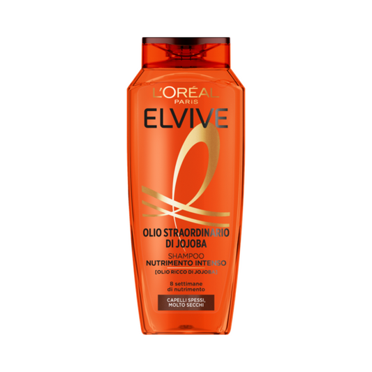 L'ORÉAL PARIS ELVIVE - Shampoo Nutrimento Intenso con Olio Straordinario di Jojoba (285ml)