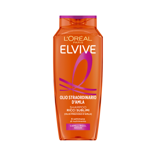 L'ORÉAL PARIS ELVIVE - Shampoo Ricci Sublimi Olio Straordinario d'Amla (285ml)