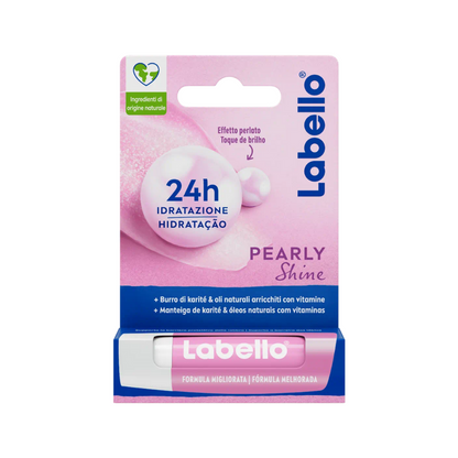 Labello Pearly Shine - Balsamo Labbra Idratante con Effetto Perlato