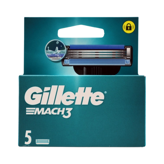 Gillette Mach3 – Lame di Ricambio (5 pezzi)