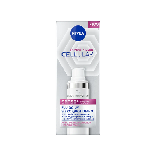 NIVEA Cellular Expert Filler – Fluido UV Siero Quotidiano SPF 50+