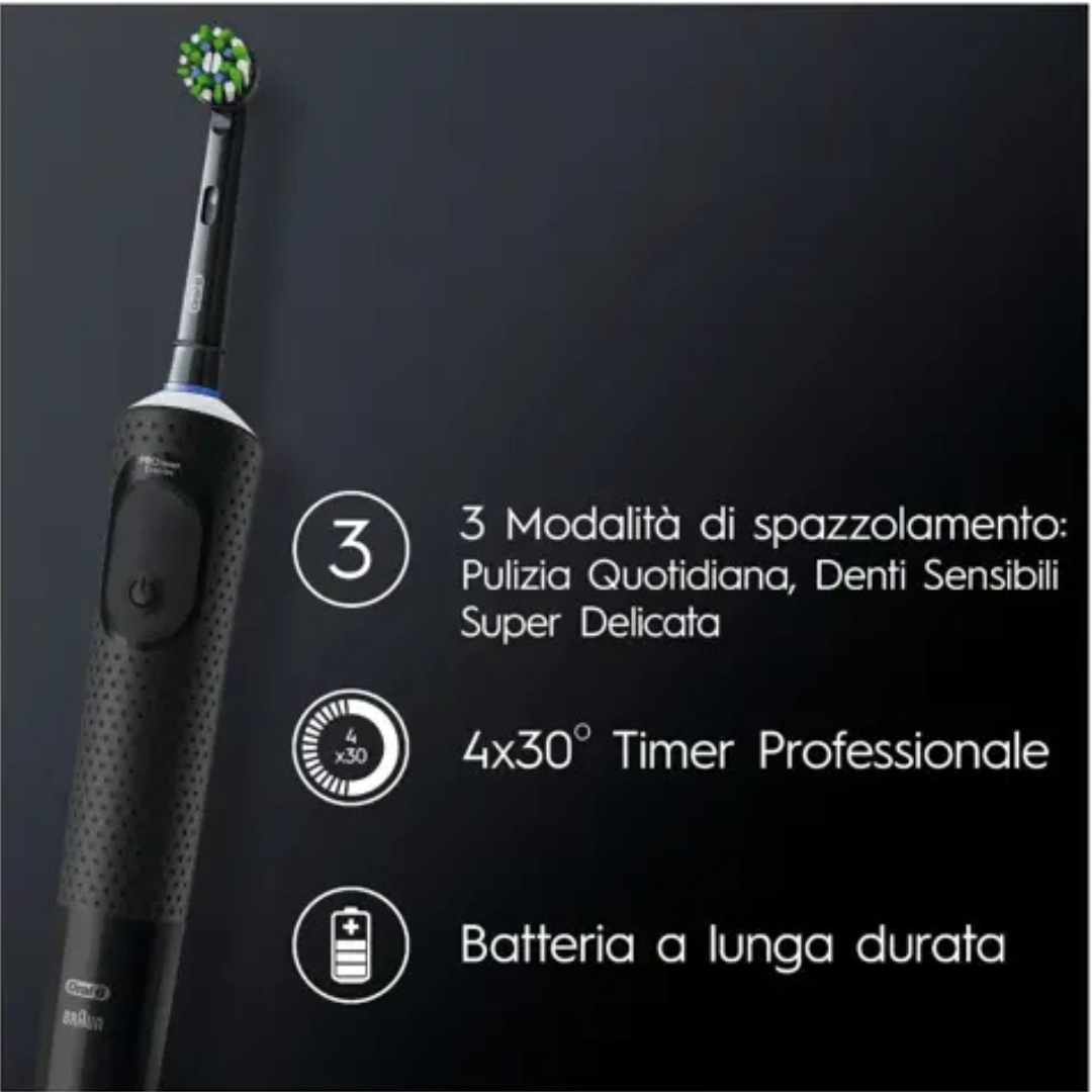 Oral-B Vitality Pro Protect X Clean – Spazzolino Elettrico Ricaricabile 🦷⚡
