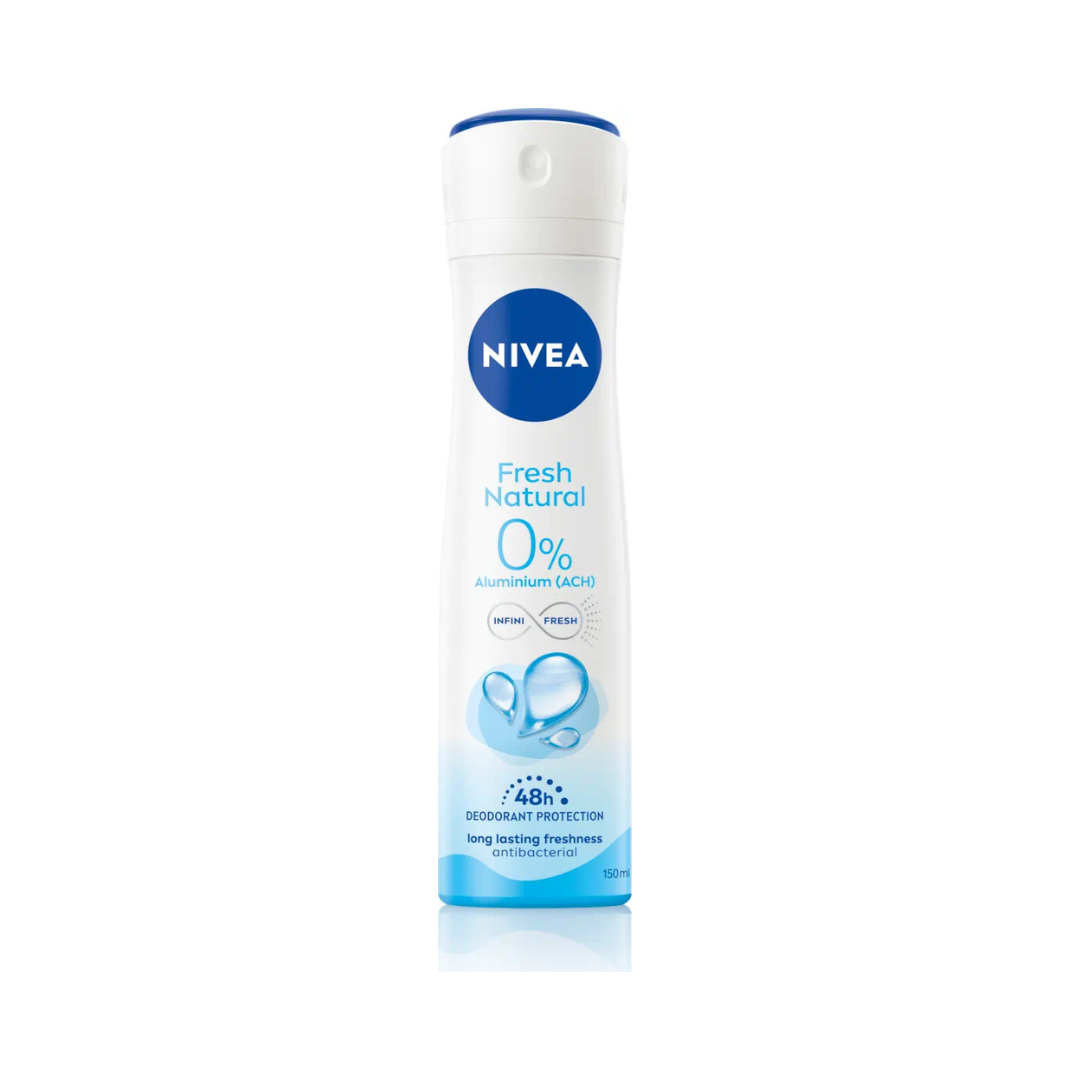 NIVEA Fresh Natural Deodorante Spray – Freschezza Naturale e Protezione 48h