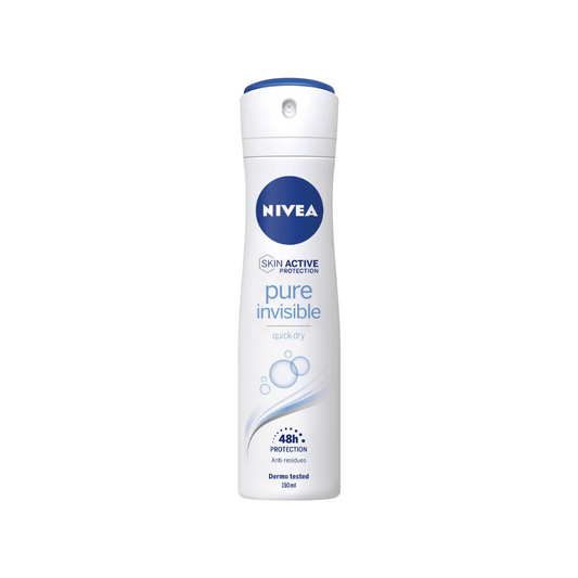 NIVEA Pure Invisible Skin Active Protection - Deodorante Spray 150ml