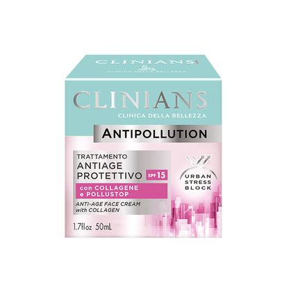 🌆 Clinians Antipollution - Crema Viso Antiage Protettiva SPF 15 🌆