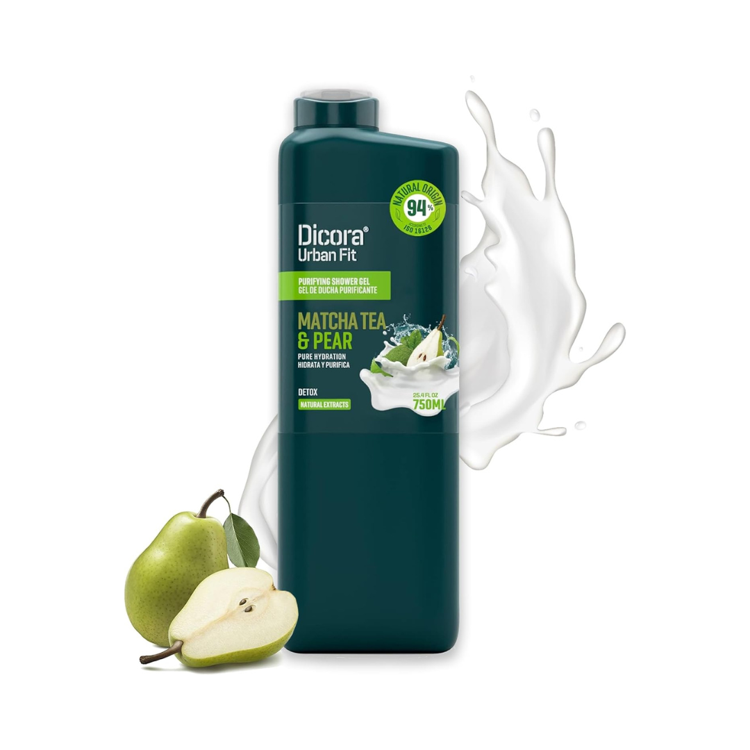 🍐 DICORA URBAN FIT – Gel Doccia Matcha Tea & Pear (750 ml)