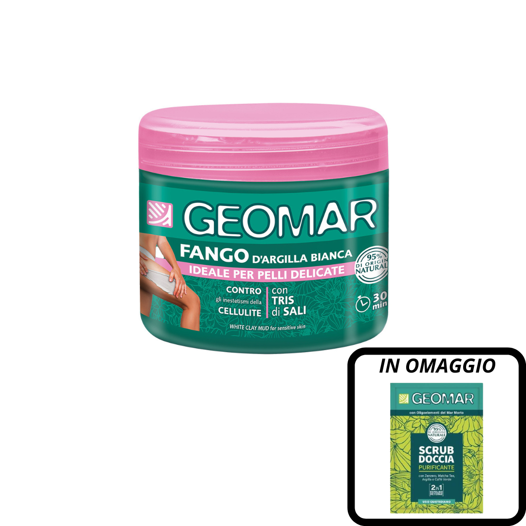 GEOMAR Fango d’Argilla Bianca – Pelli Delicate