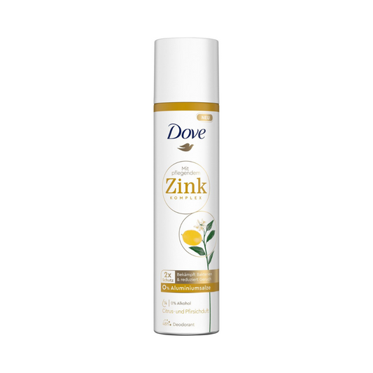 🍋 Dove Zink Komplex Deodorante Spray – Protezione Naturale & Freschezza Avvolgente! 🍑