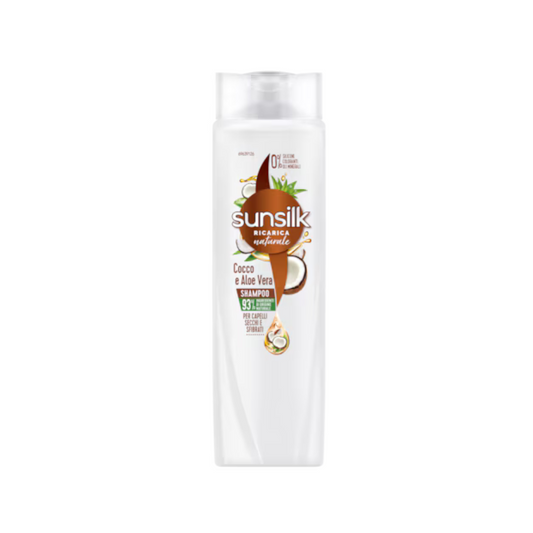 🥥 Sunsilk Shampoo Cocco e Aloe Vera Naturale - 250ml 🥥